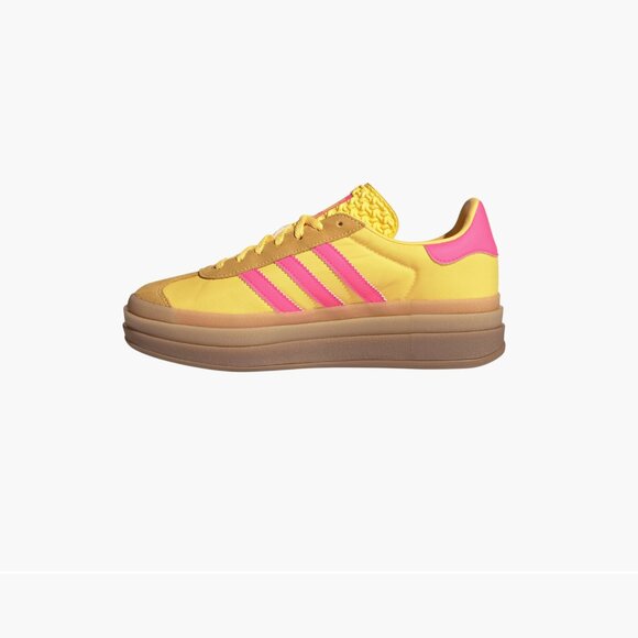 adidas Gazelle Yellow and Pink Sneakers - Picture 7 of 14